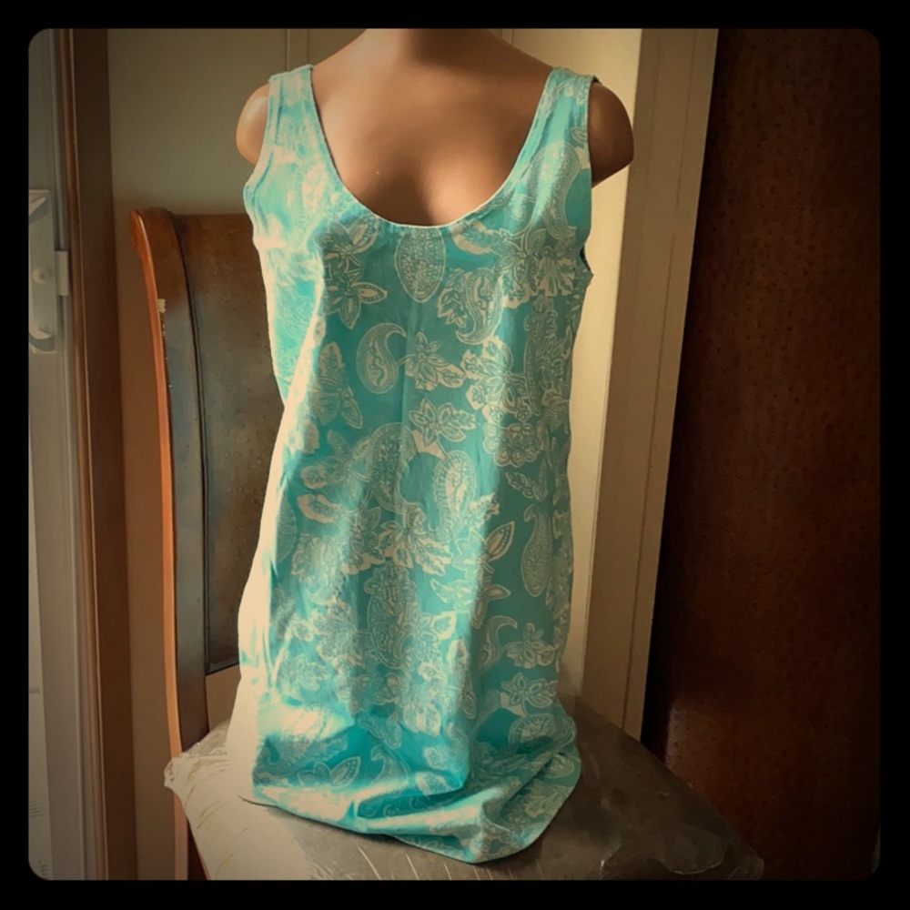 Stamp dress.     Q388